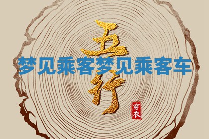 梦 👪 见乘客_梦见乘 👎 客车